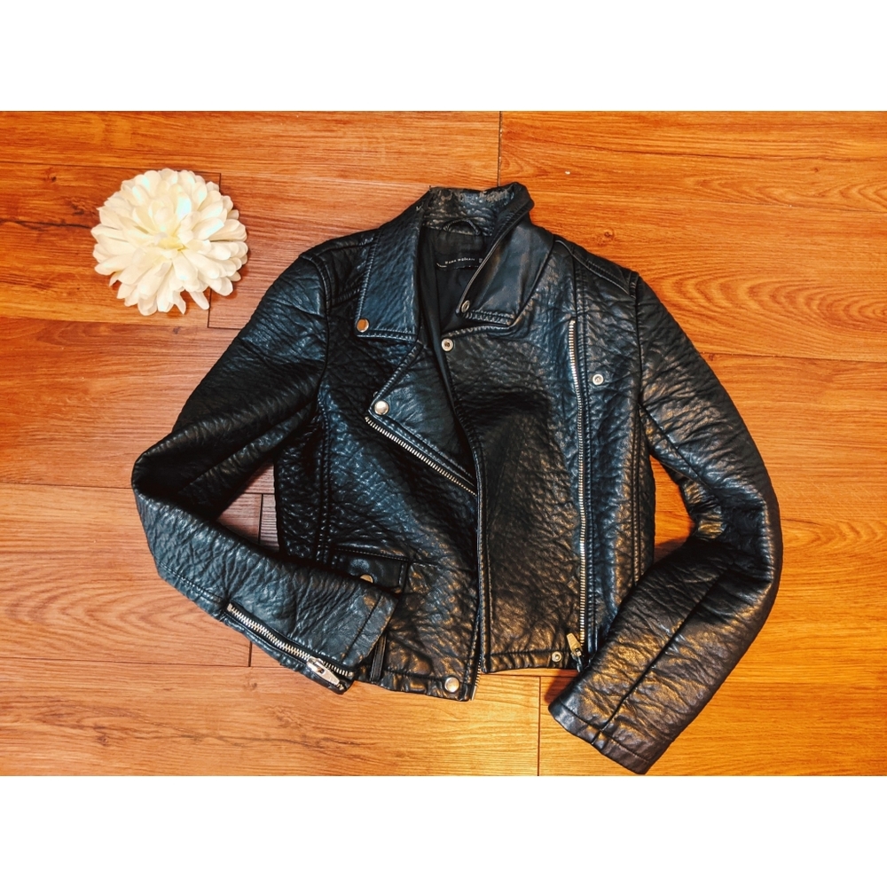 Black Zara Leather Jacket